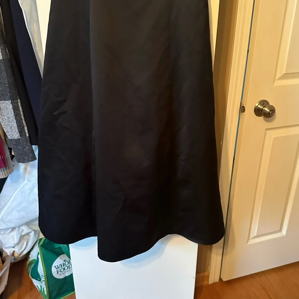 David's Bridal Strapless Black Dress - Picture 3 of 7